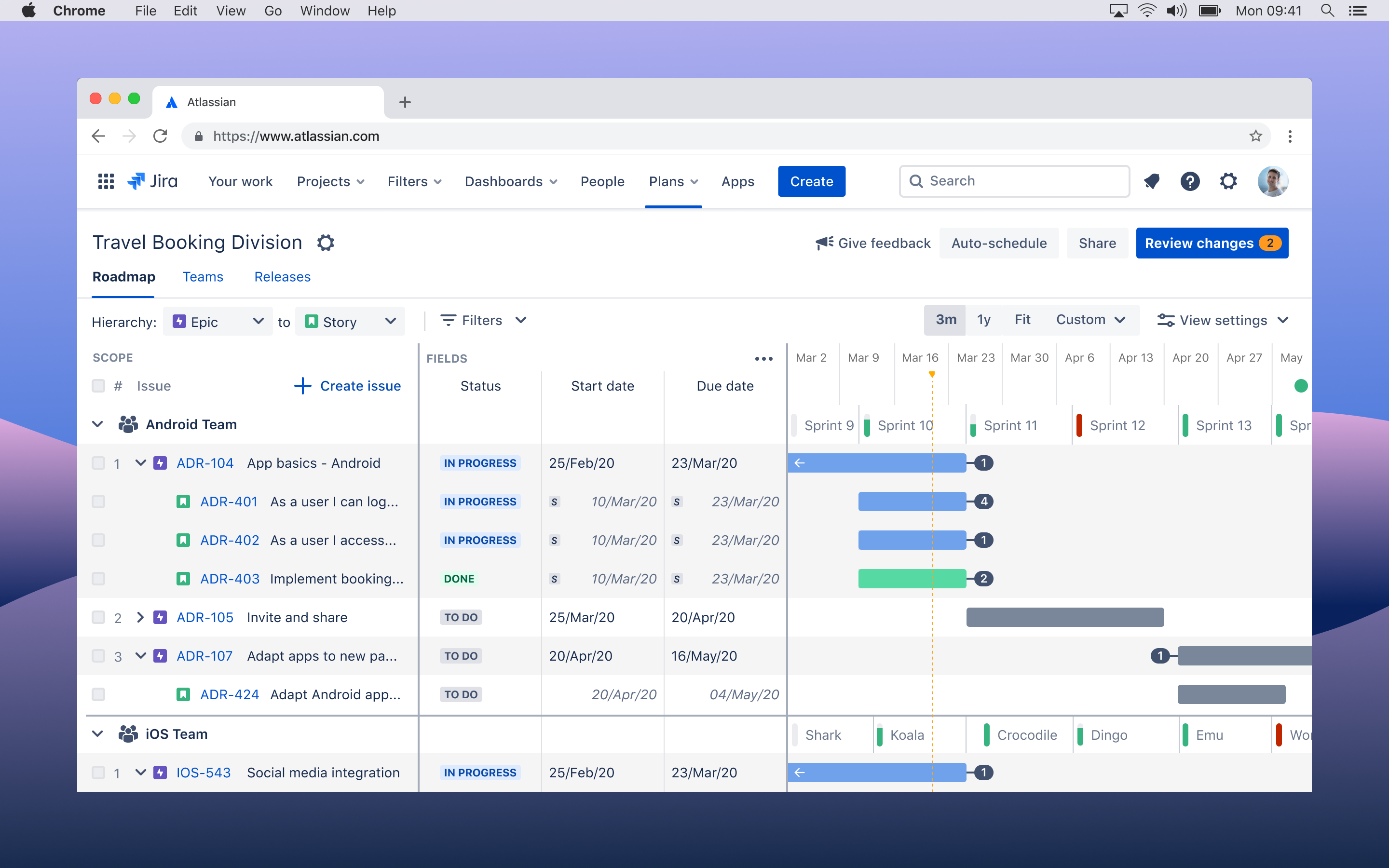 jira advanced roadmaps