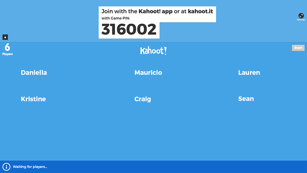 kahoot active game pins