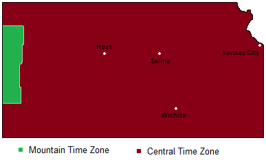 kansas city usa time zone