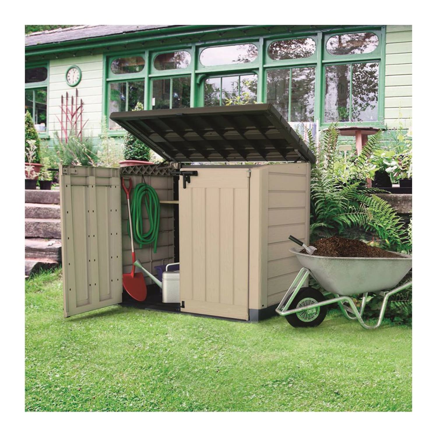 keter store it out max 1200l garden storage -