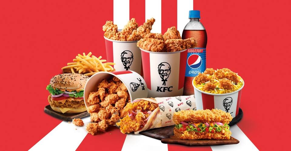 kfc srinagar menu