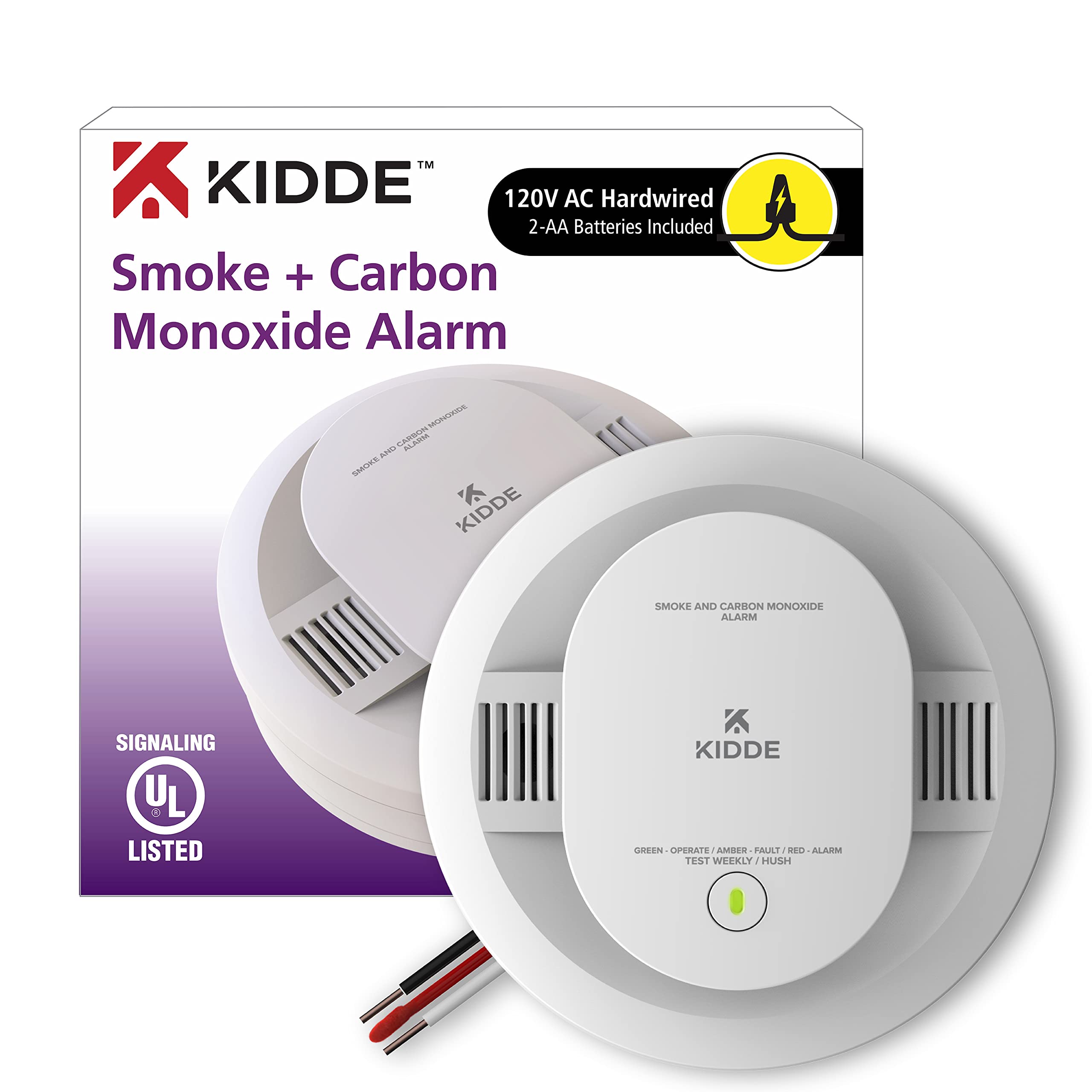 kidde wired smoke and carbon monoxide detector