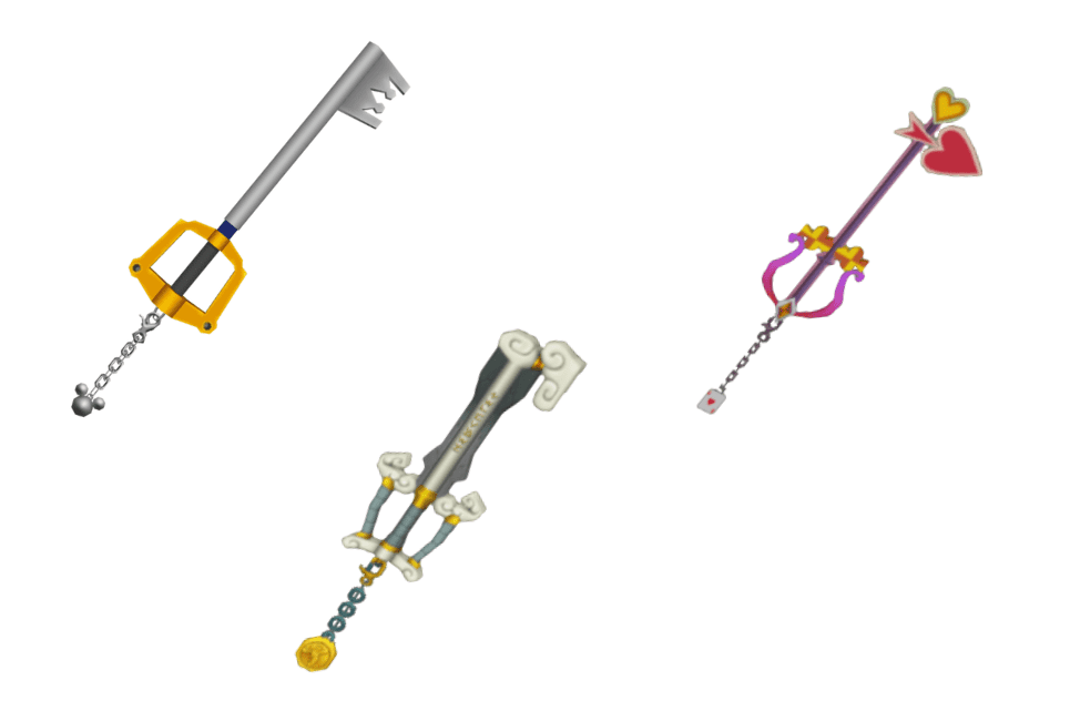 kingdom hearts keyblades