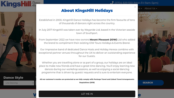 kingshill dance holidays