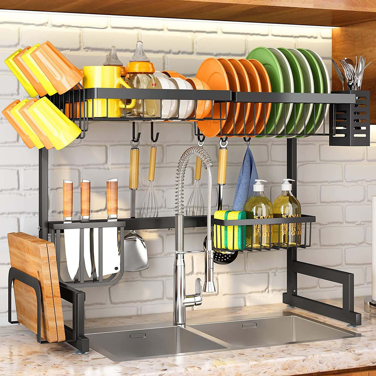 kitchen dish drying rack