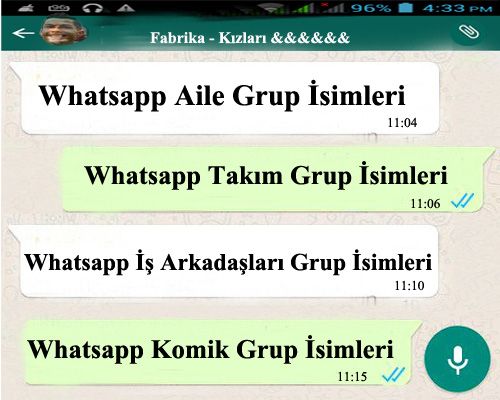 komik grup açıklamaları