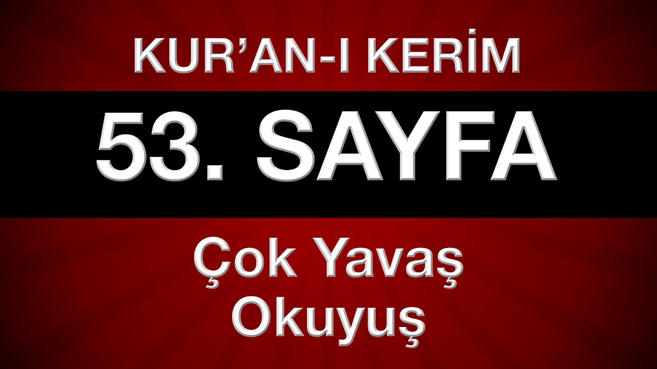 kuran 53 sayfa