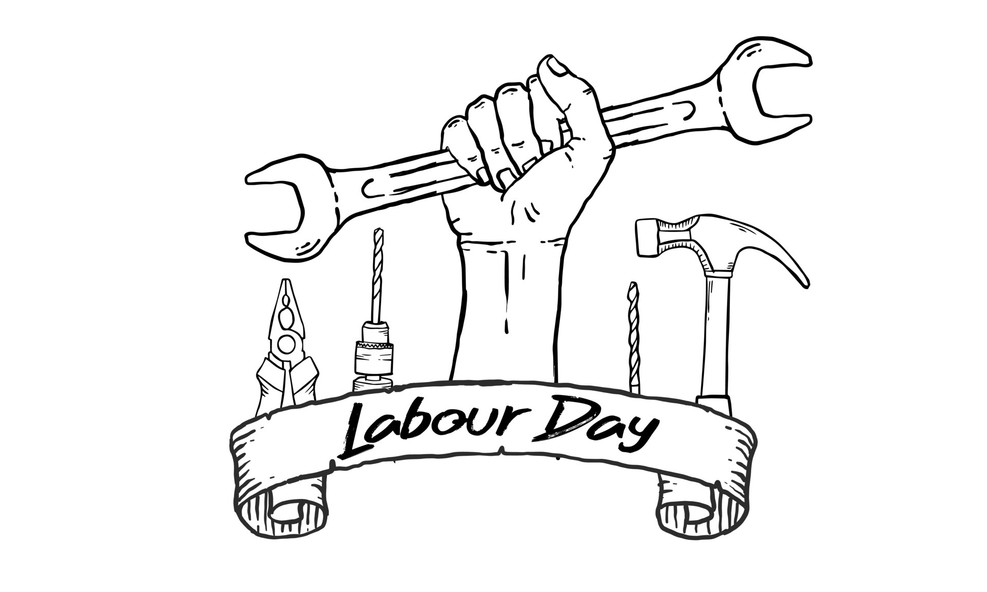 labour day drawing