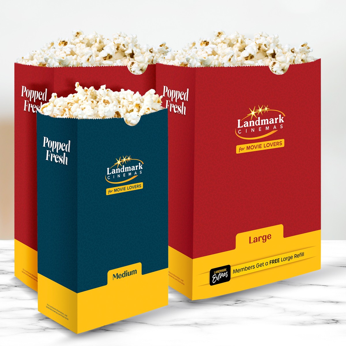 landmark popcorn refill