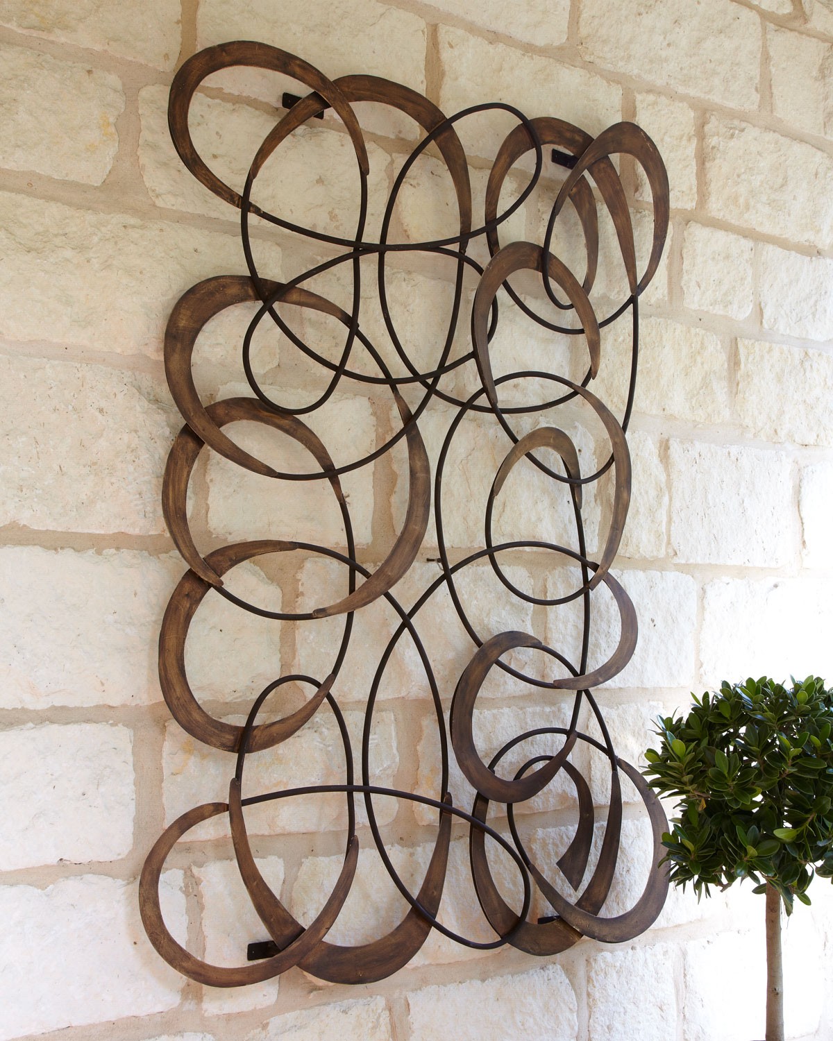 large iron wall art