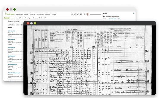 lds ancestry search free