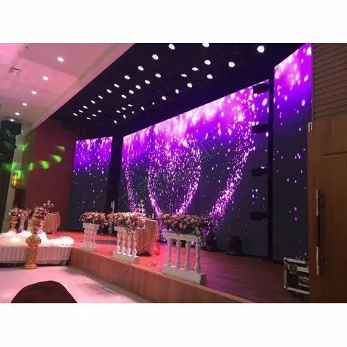 led screen wedding stage price