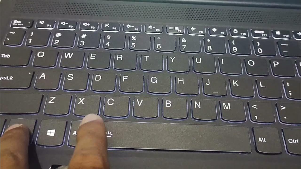 lenovo keyboard backlight