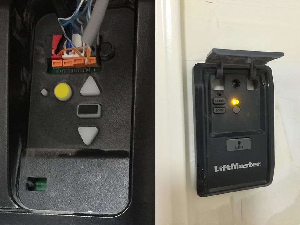 liftmaster learn button