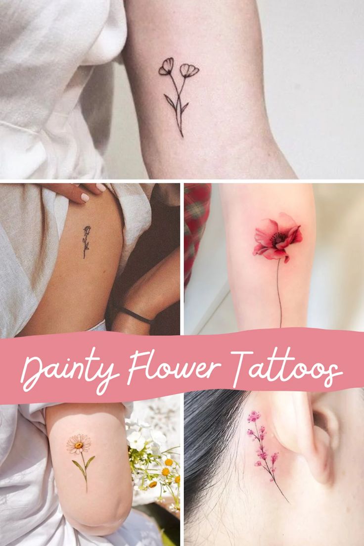 little flower tattoos