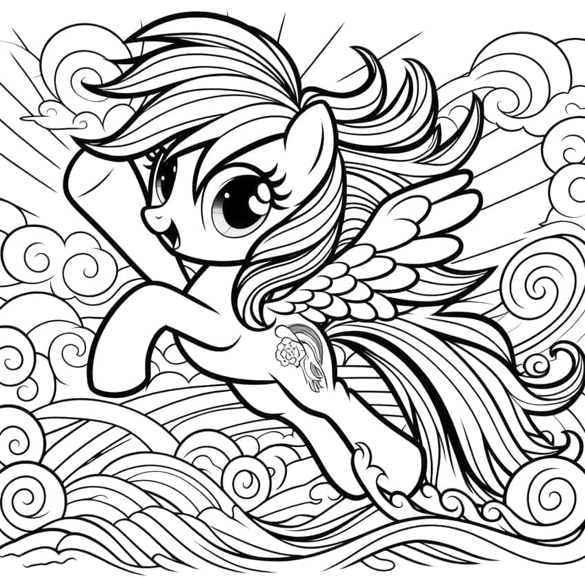 little pony coloring pages