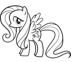 little pony drawing