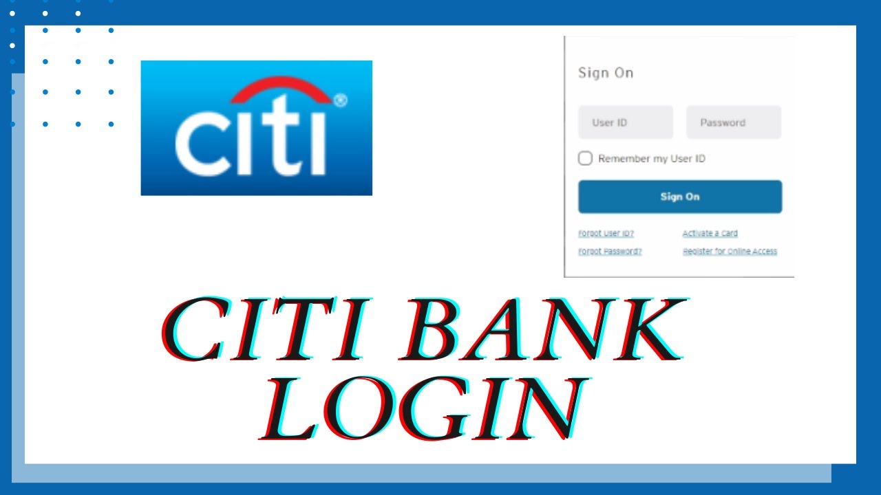 login to citibank