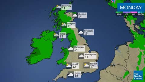 london weather rain radar