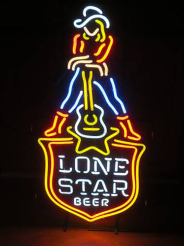 lone star neon sign