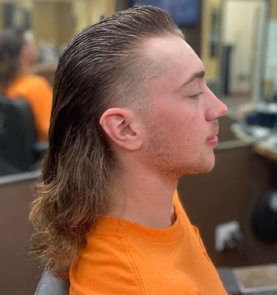 long mullet hairstyle