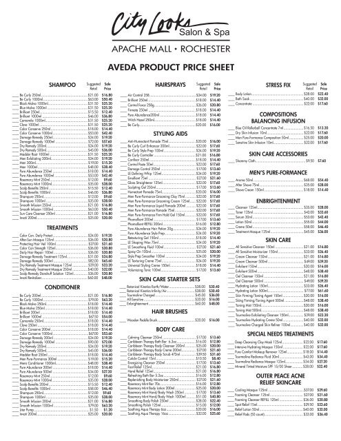 looks salon noida price list