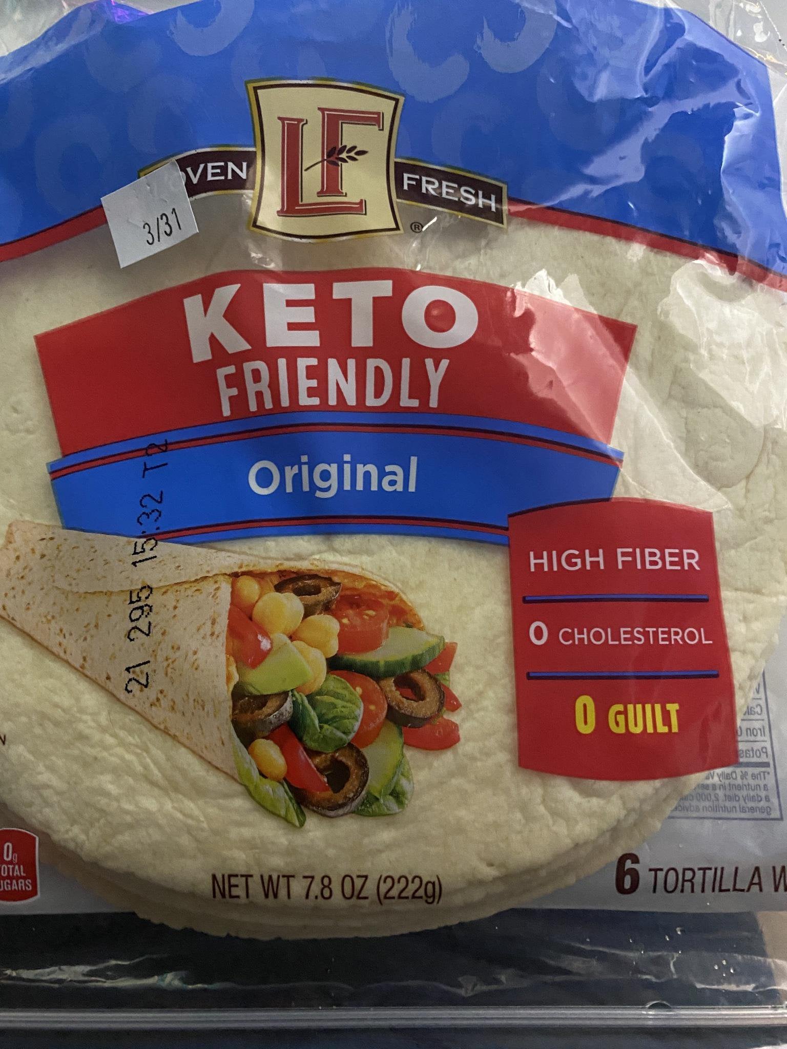 loven fresh keto wraps nutrition