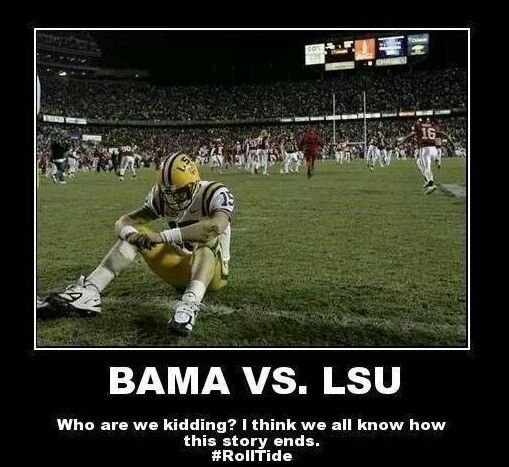 lsu vs bama memes