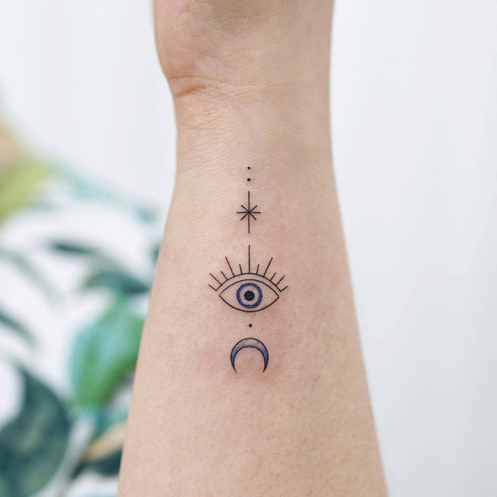 lucky eye tattoo