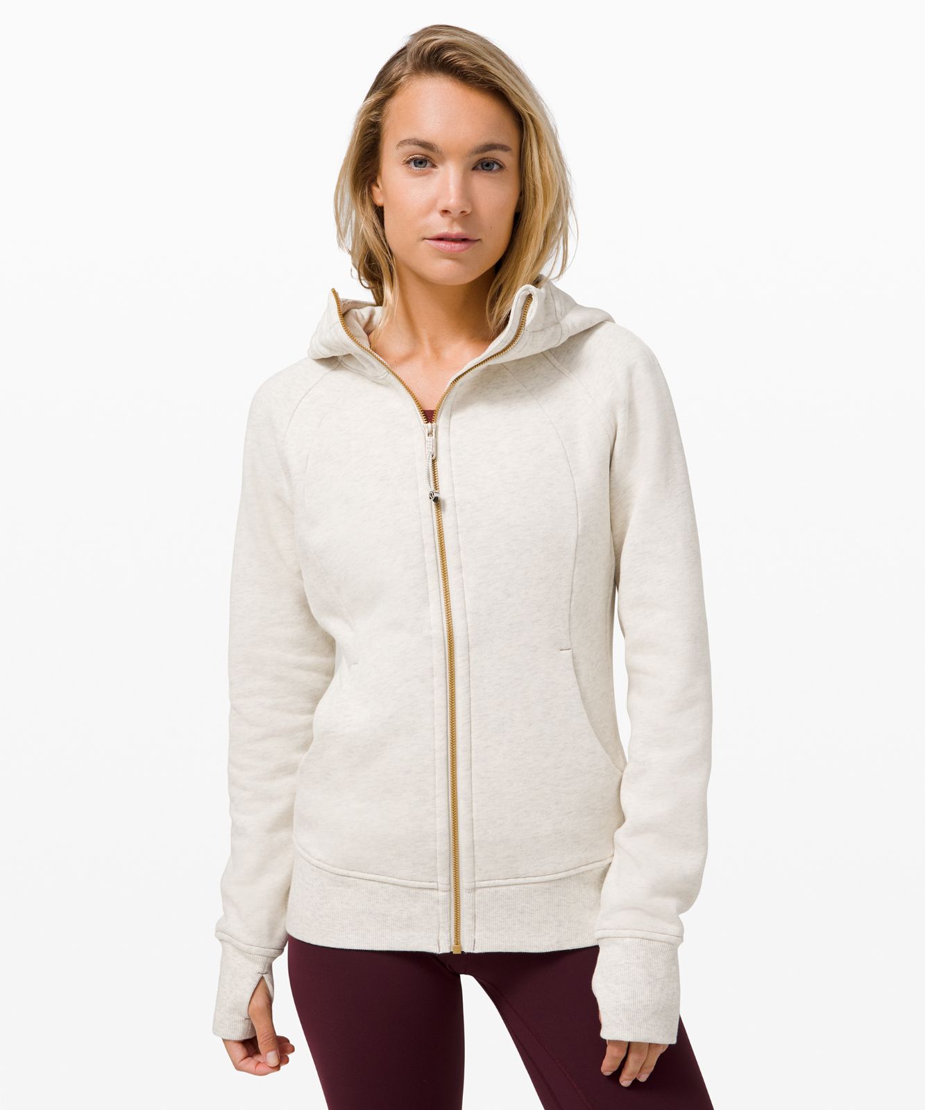 lululemon gold zipper