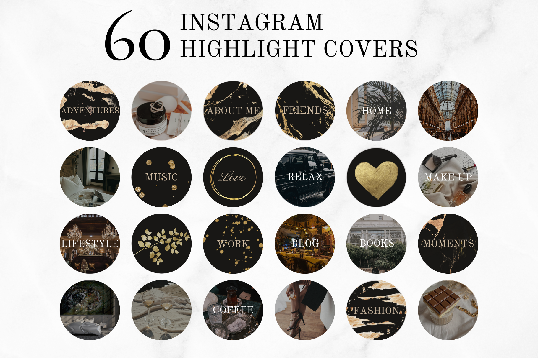 luxury instagram highlight covers