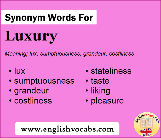 luxury thesaurus