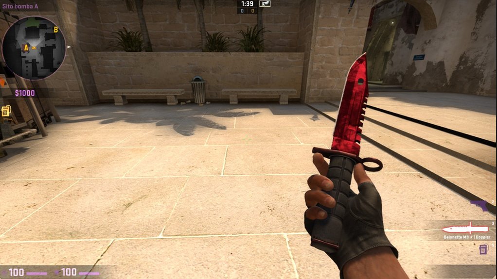 m9 bayonet doppler ruby