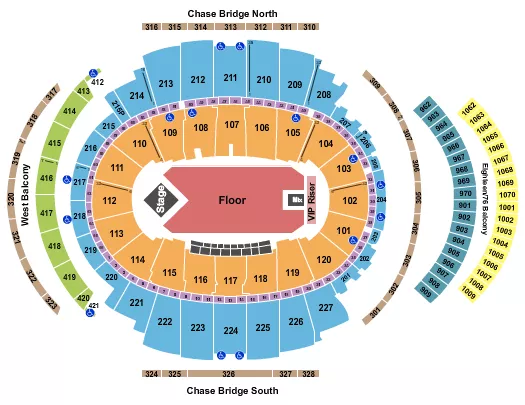 madison square garden seating chart