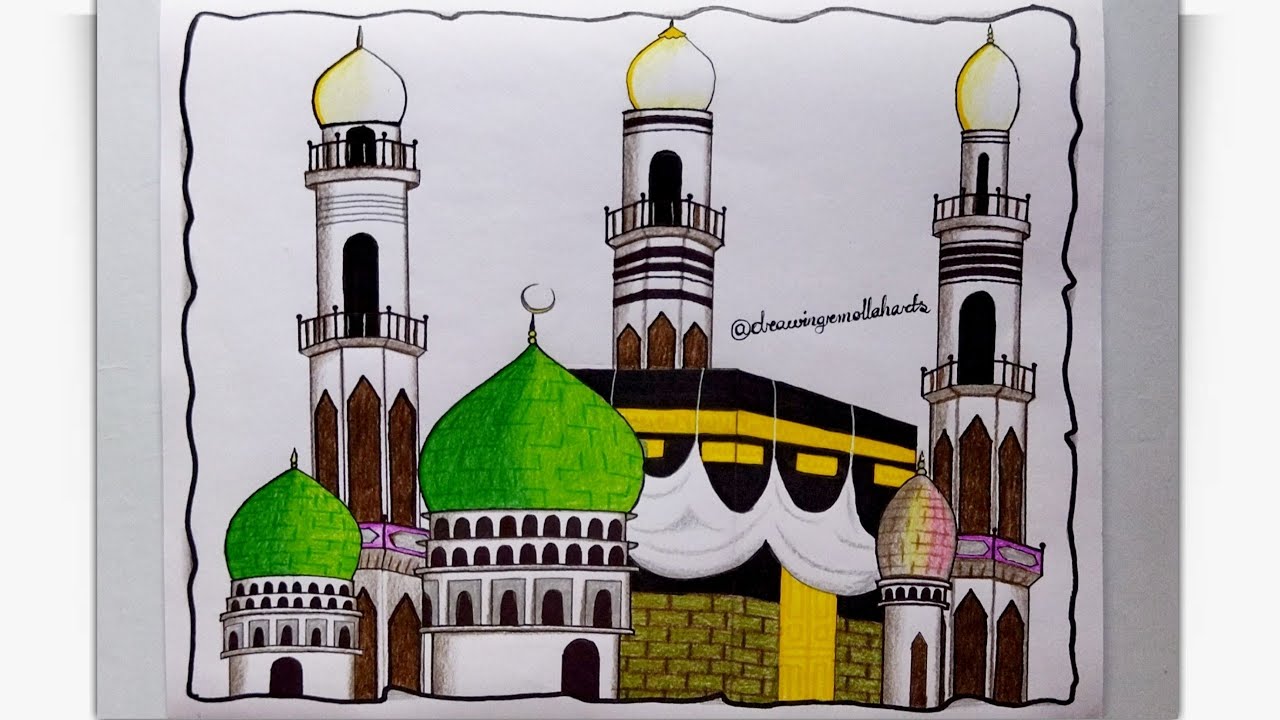 makkah madina drawing