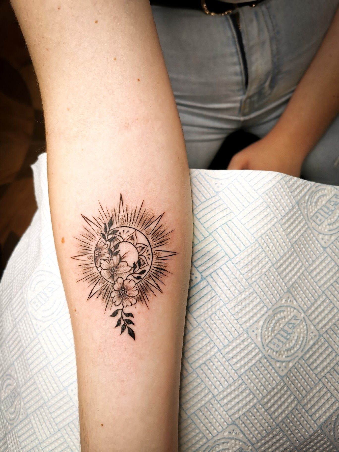 mandala sun tattoo