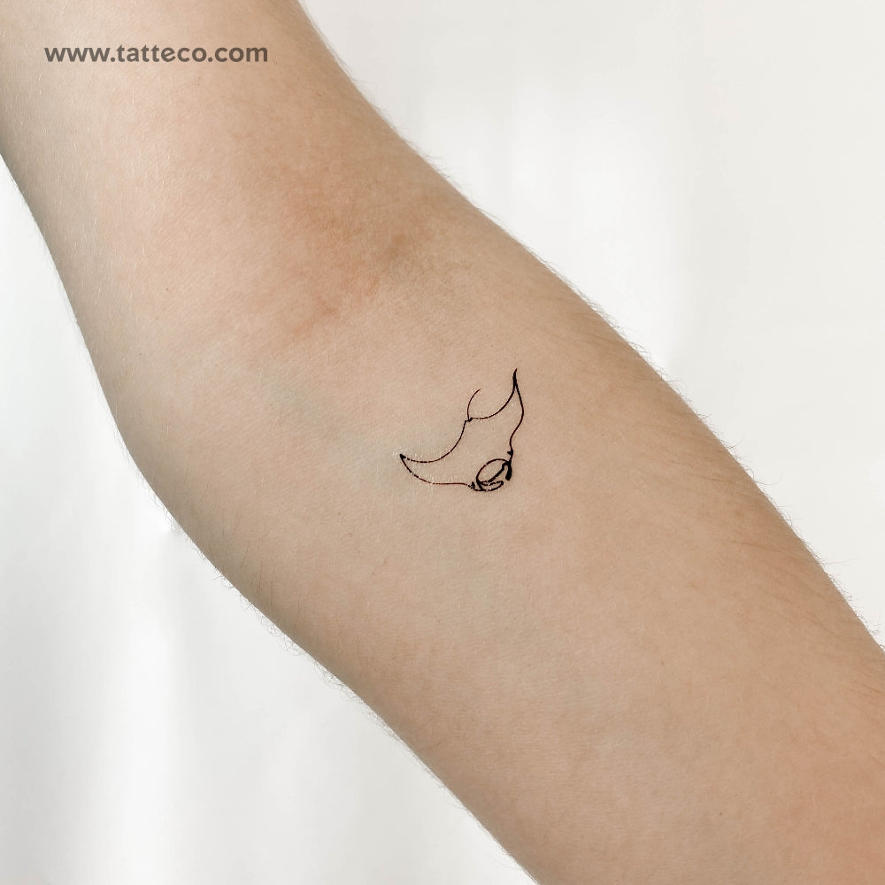 manta ray tattoo