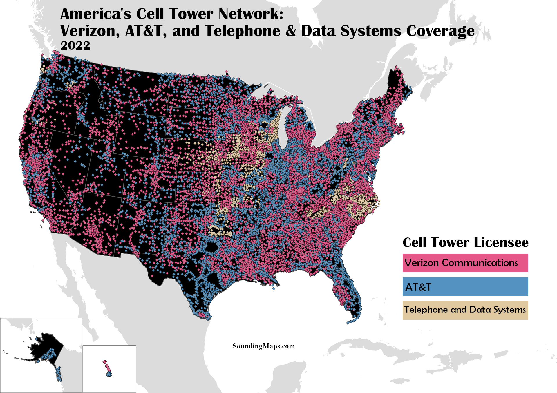 map cell phone towers