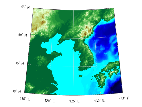 map matlab