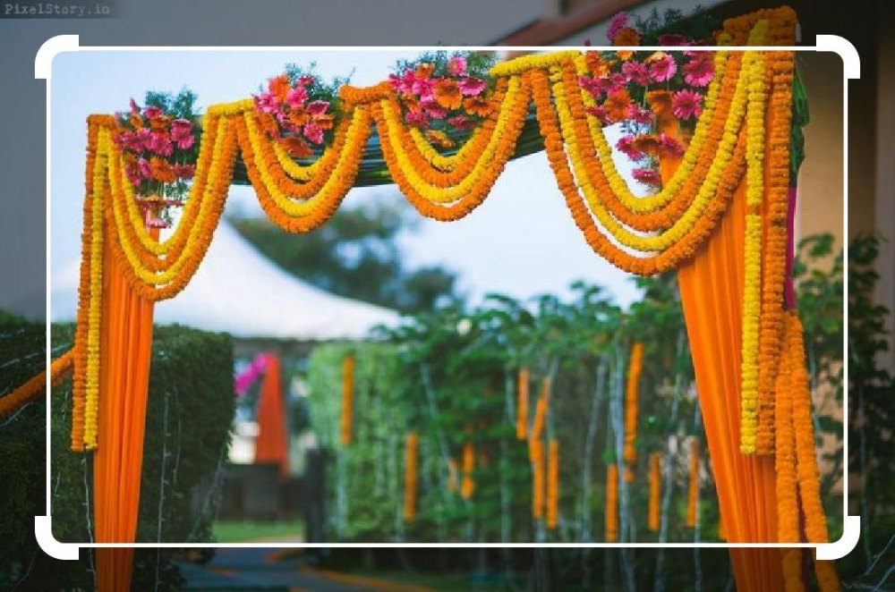 marigold garland for decoration