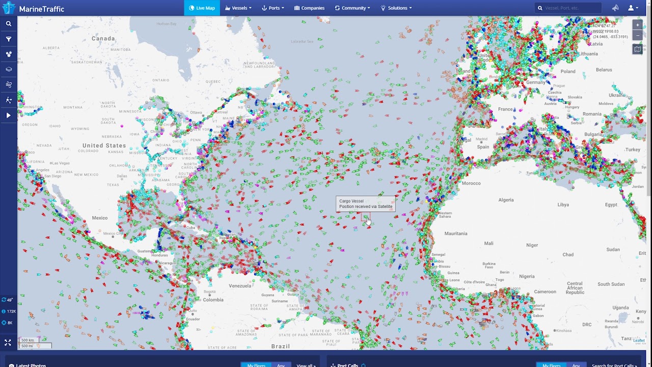 marine traffic live