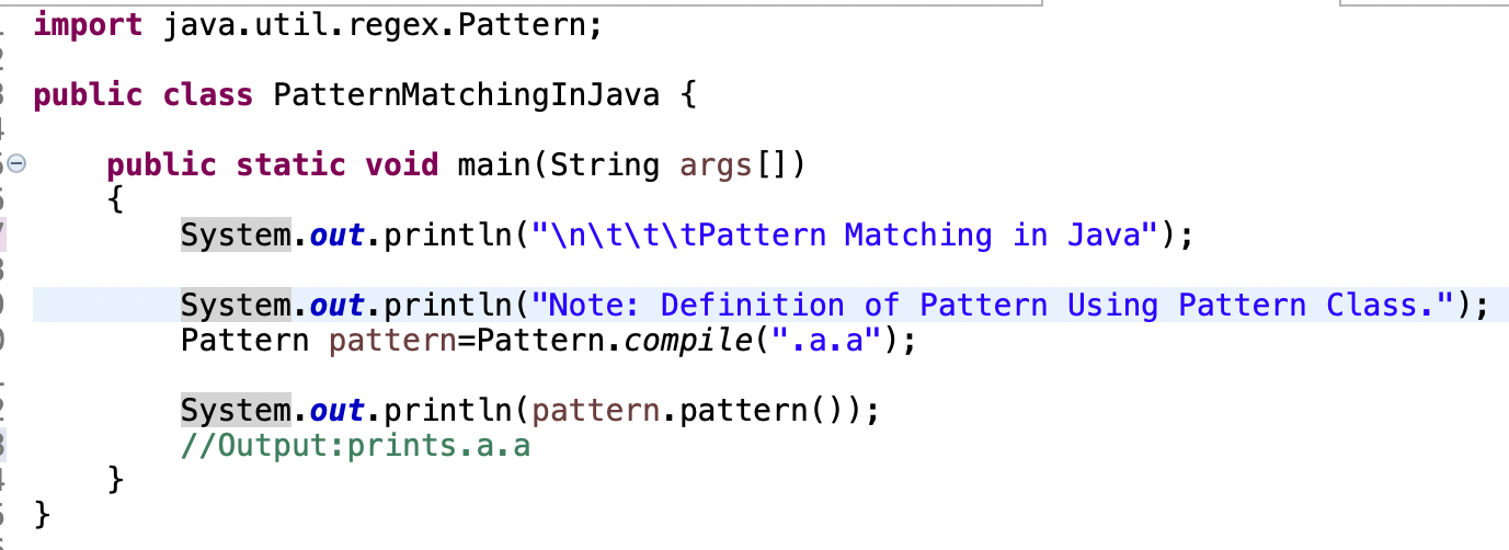 matches regex java