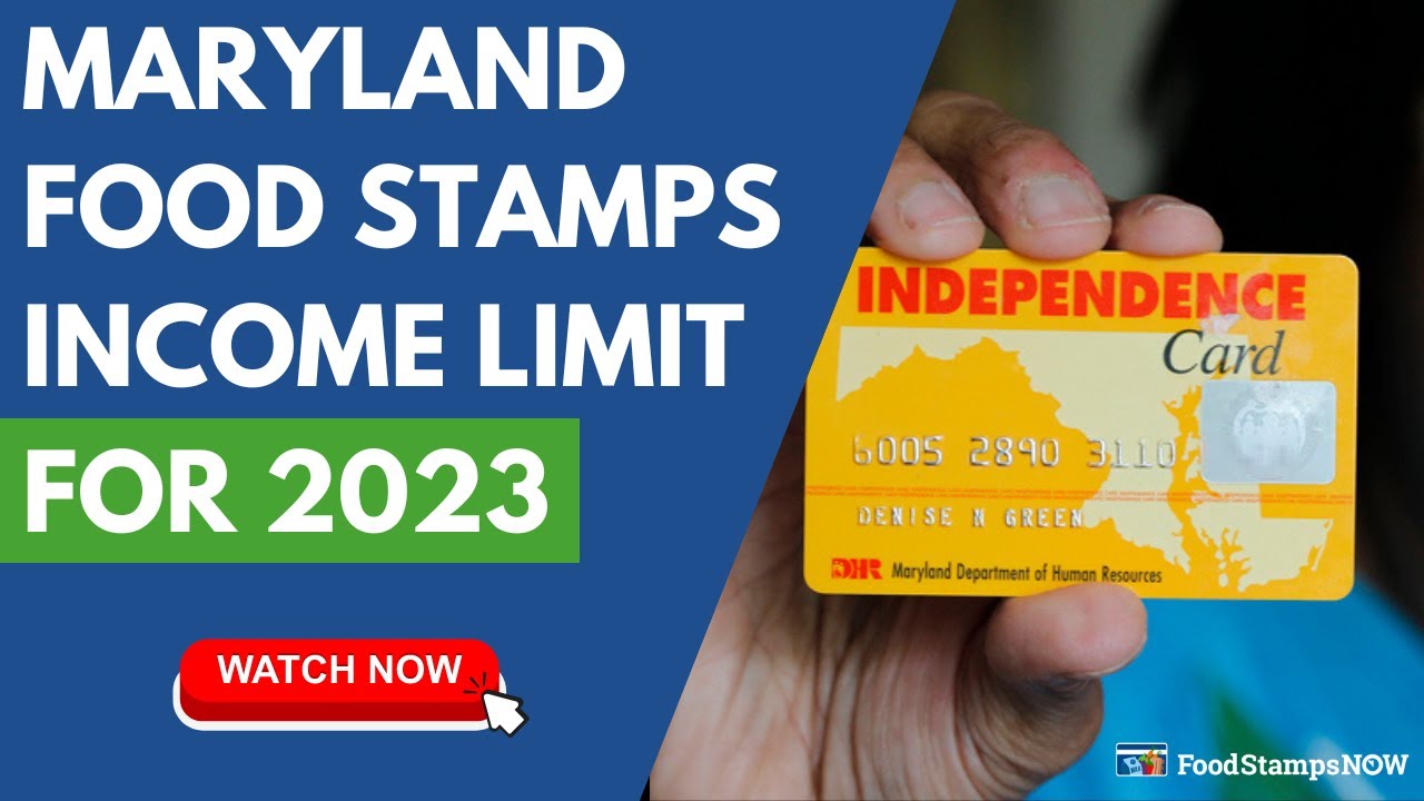 md food stamp eligibility