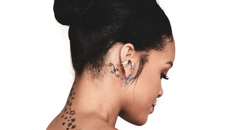 meaningful behind ear tattoos