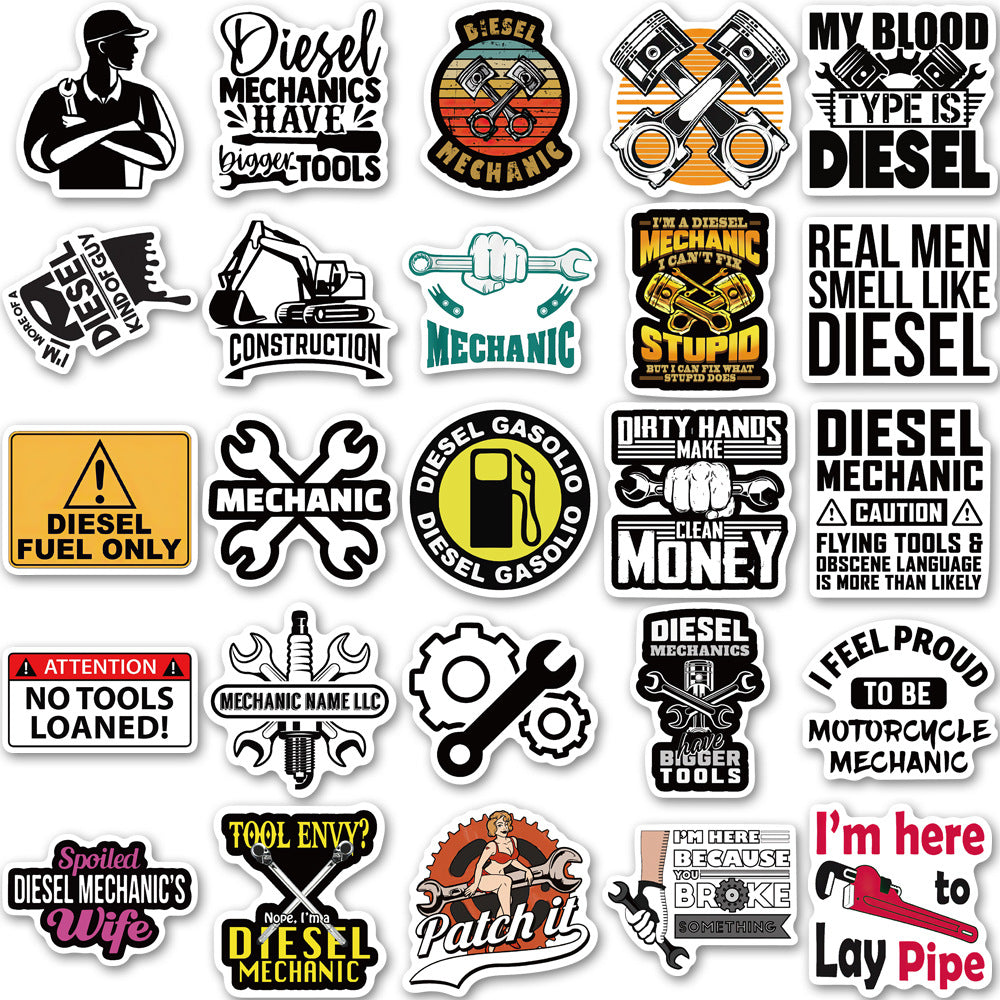 mechanic stickers