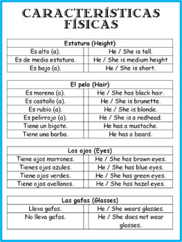 medium height in spanish