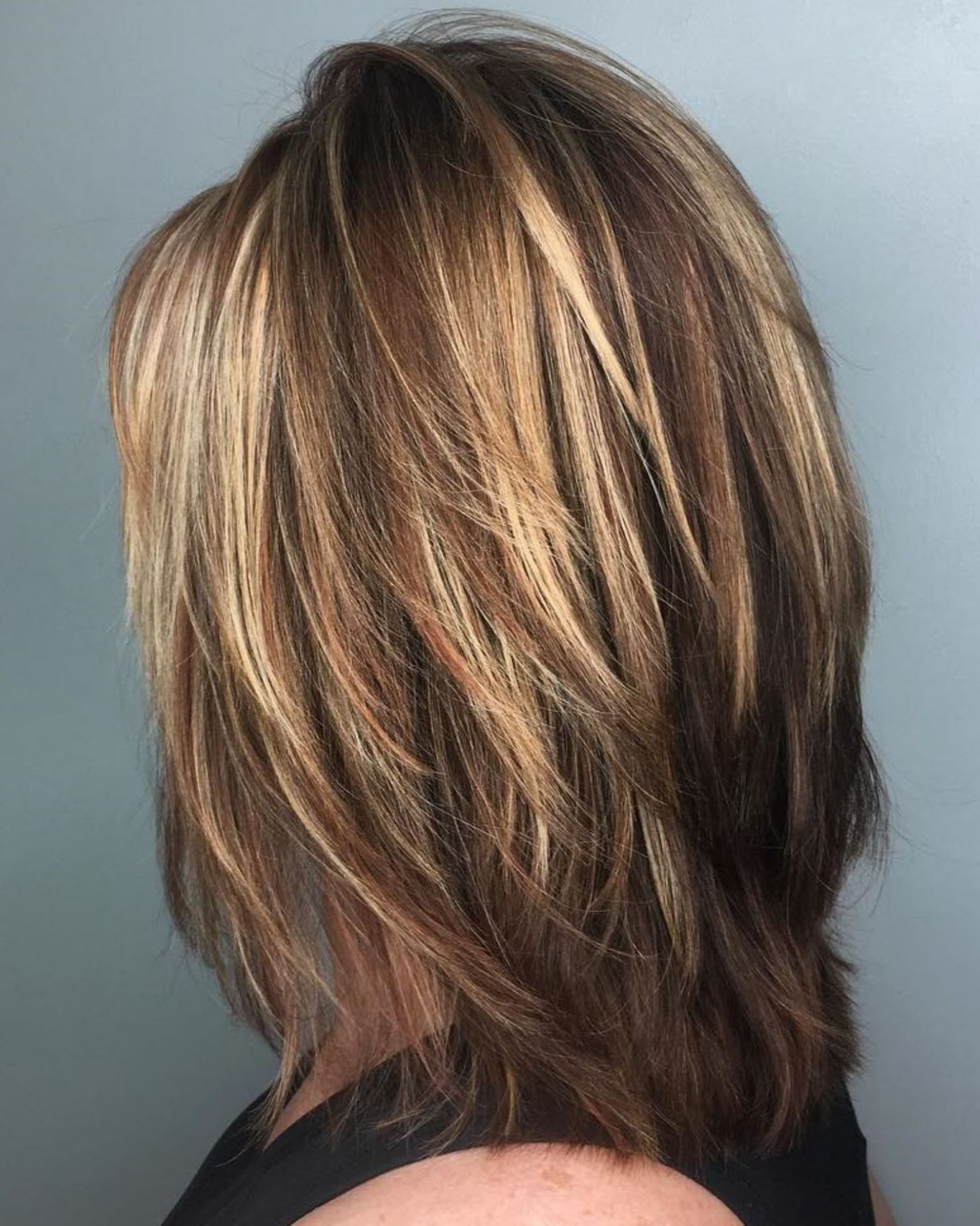 medium layered cut