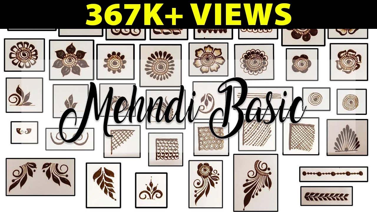 mehndi basic designs beginners