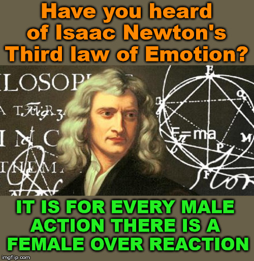 meme de isaac newton