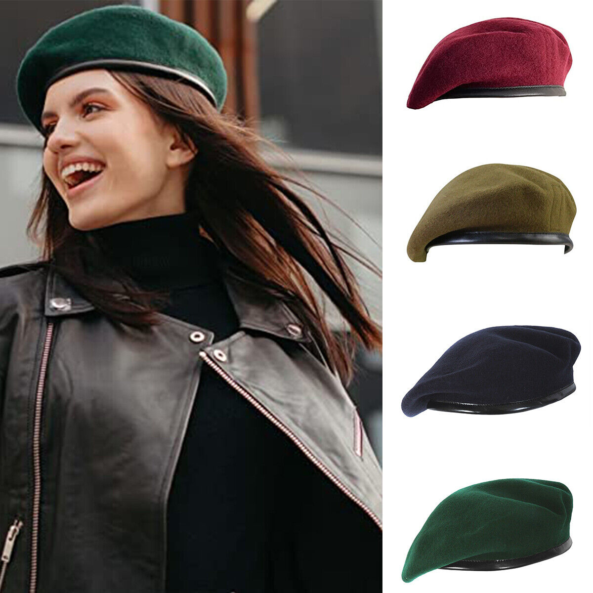 mens beret cap